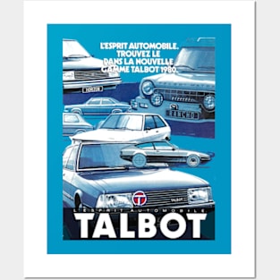 TALBOT and MATRA CARS - brochure Posters and Art